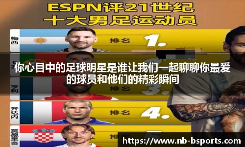 你心目中的足球明星是谁让我们一起聊聊你最爱的球员和他们的精彩瞬间